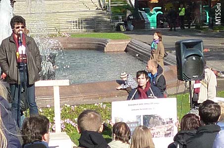 Митинг Архнадзора 1.10.2011. Константин Михайлов
